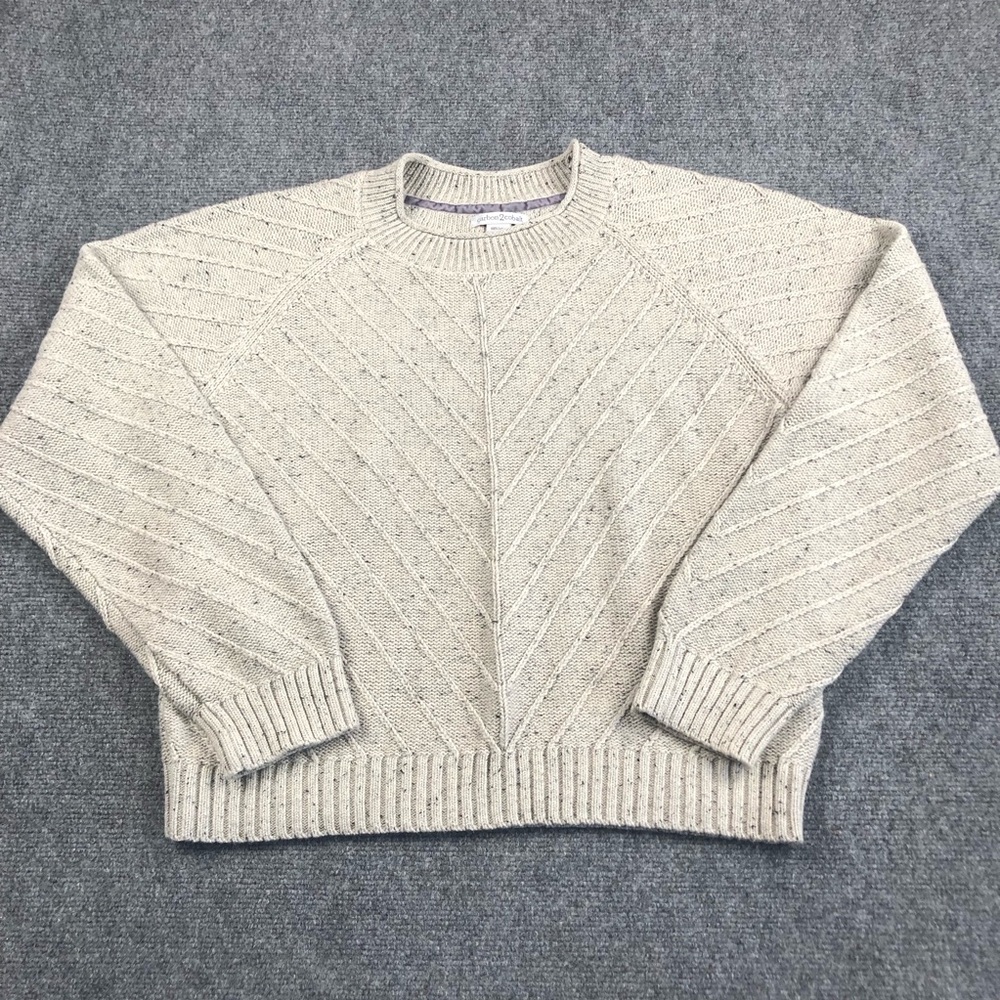 Carbon2Cobalt Women’s Crewneck Cable Knit Sweater